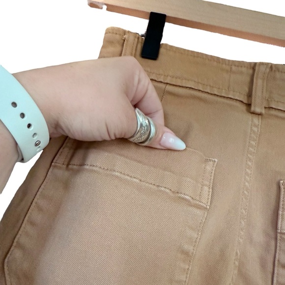 Everlane Brown Flat Front Shorts Classic Style - Picture 6 of 7